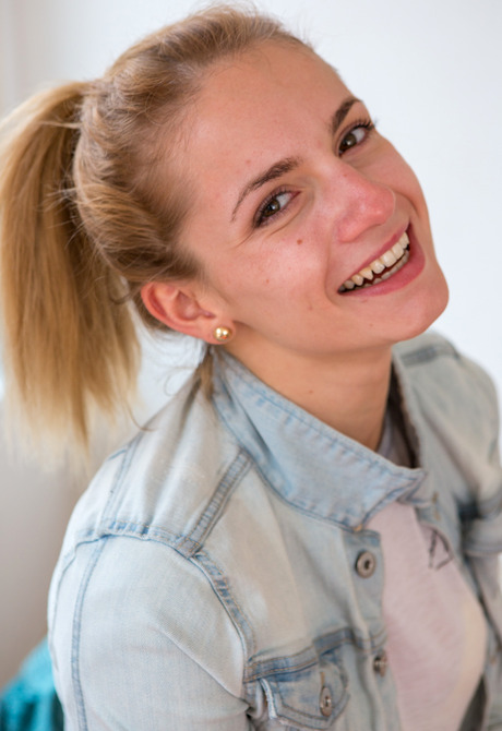 Carolina S in Jean Shorts by Abby Winters - 2 of 16