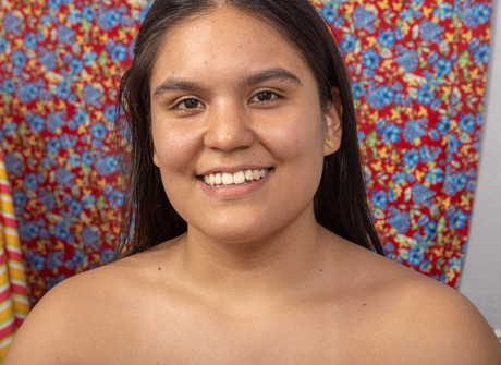 Chubby amateur girl Marsh working out and getting naked - 16 of 16